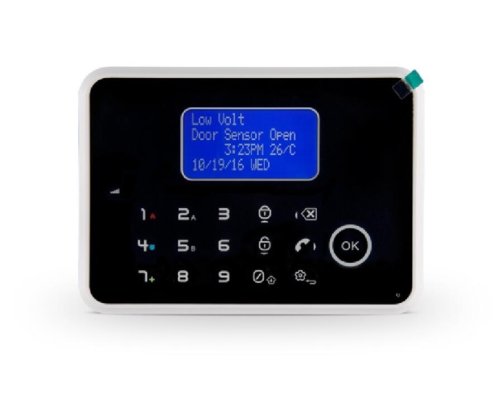 gsm pstn alarm 868 mhz mobile app lcd display cid protocol